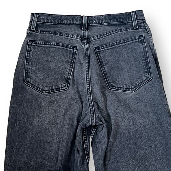 Abercrombie Fitch The 90s Straight Ultra High Rise Curve Love Black Jeans 28/6Xs - Picture 5 of 9